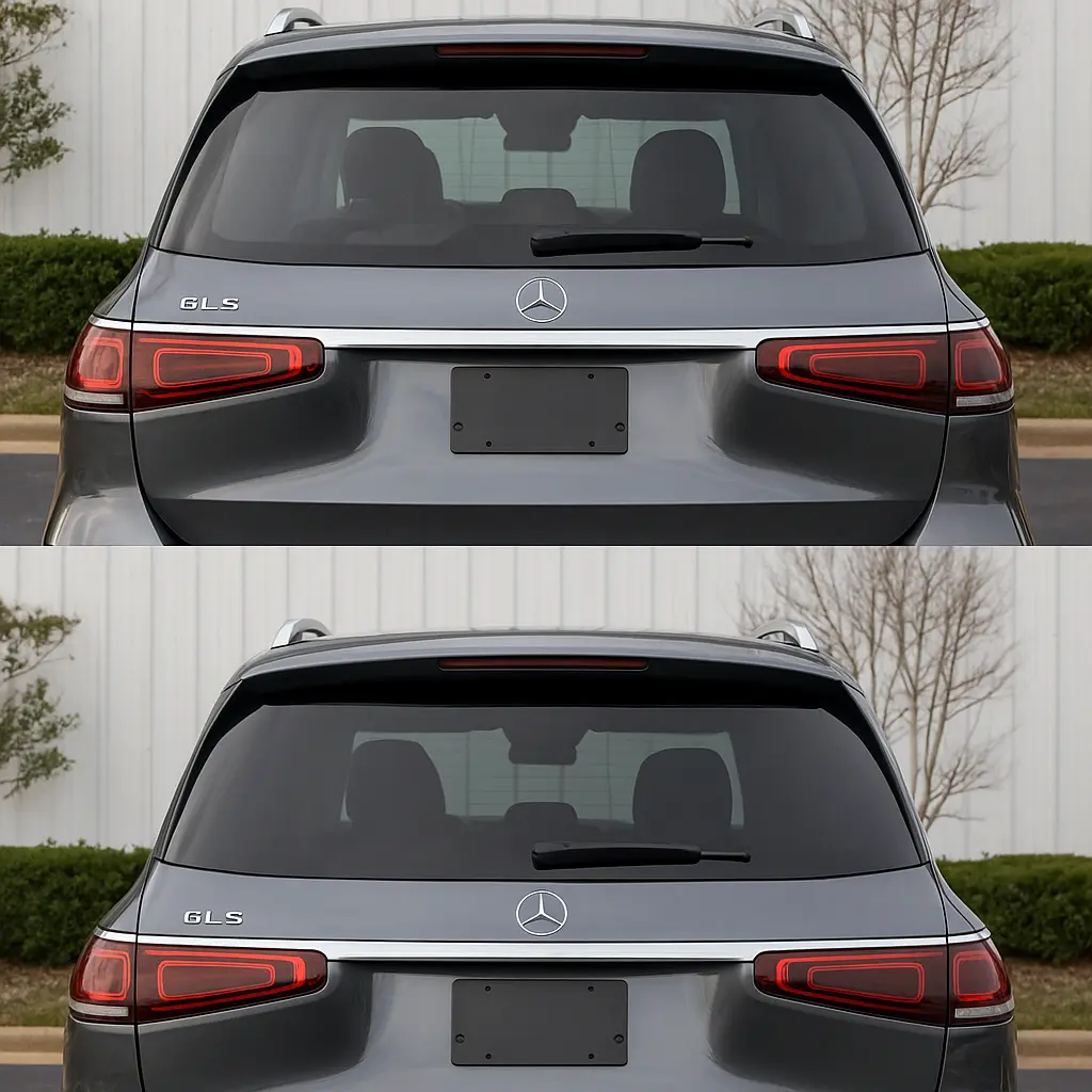 ベンツ GLS（後席・ラゲッジ全面）フィルム施工