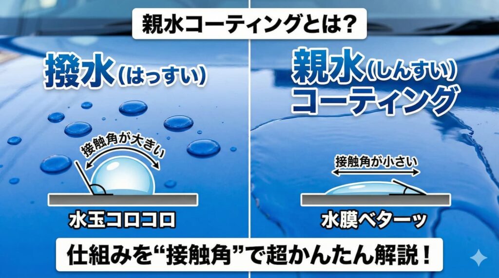 親水コーティングとは